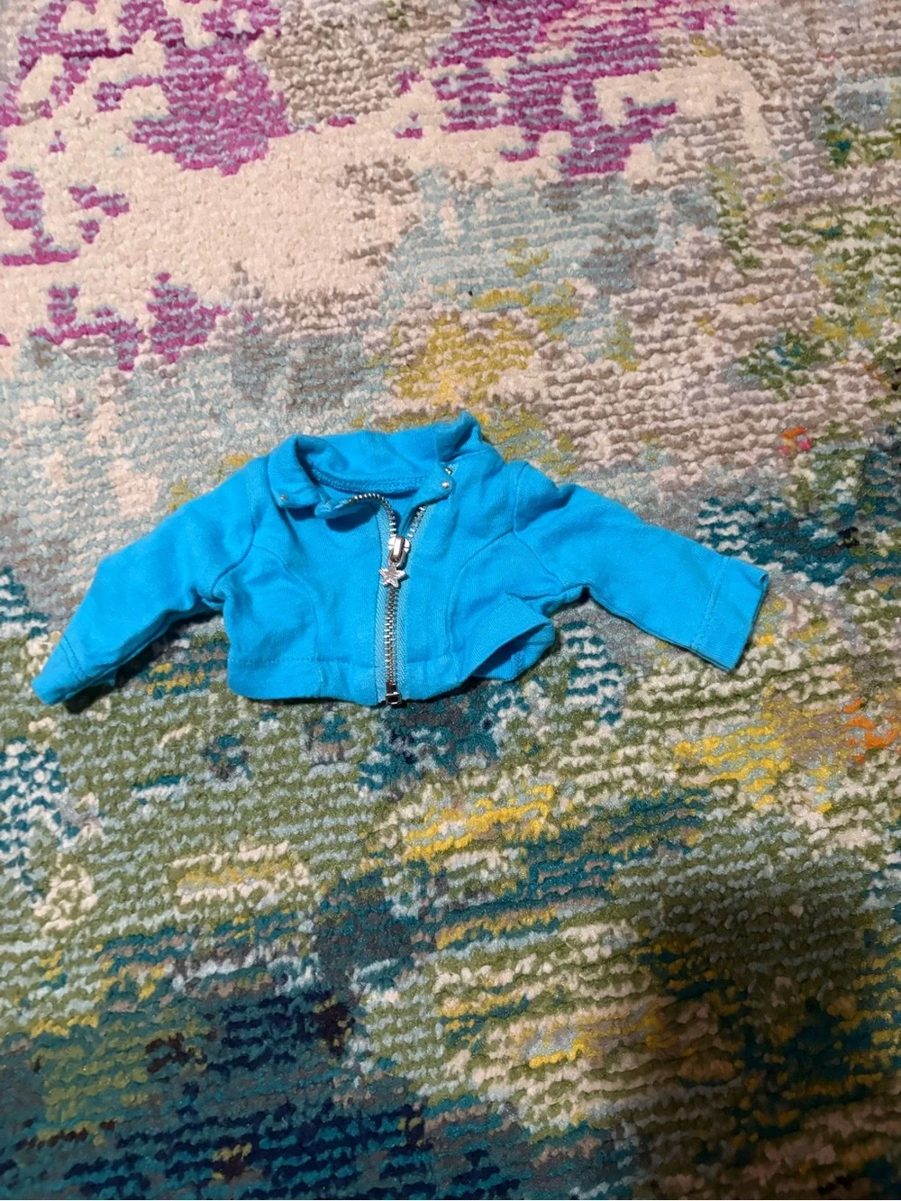 American Girl Truly Me Meet Outfit Blue Moto Jacket
